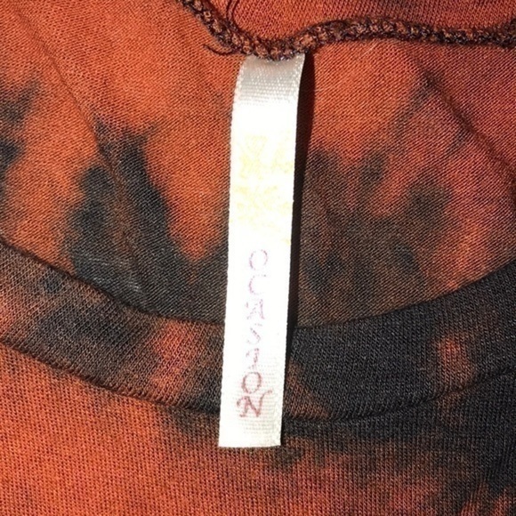 Custom Bleached OCASION Bling Top - Picture 3 of 6